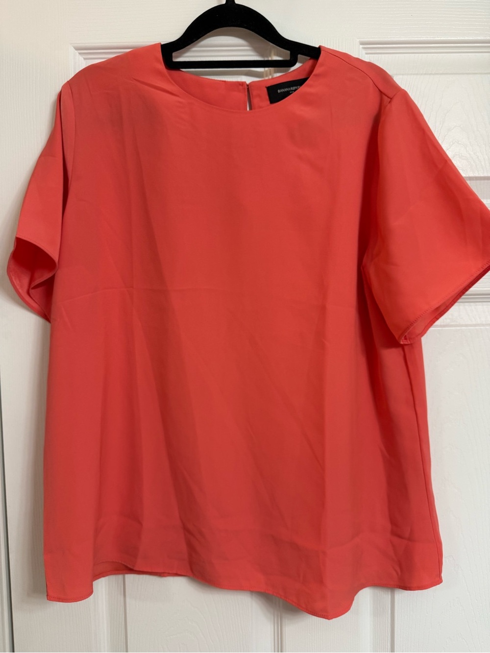 Banana Republic Bright Coral Blouse